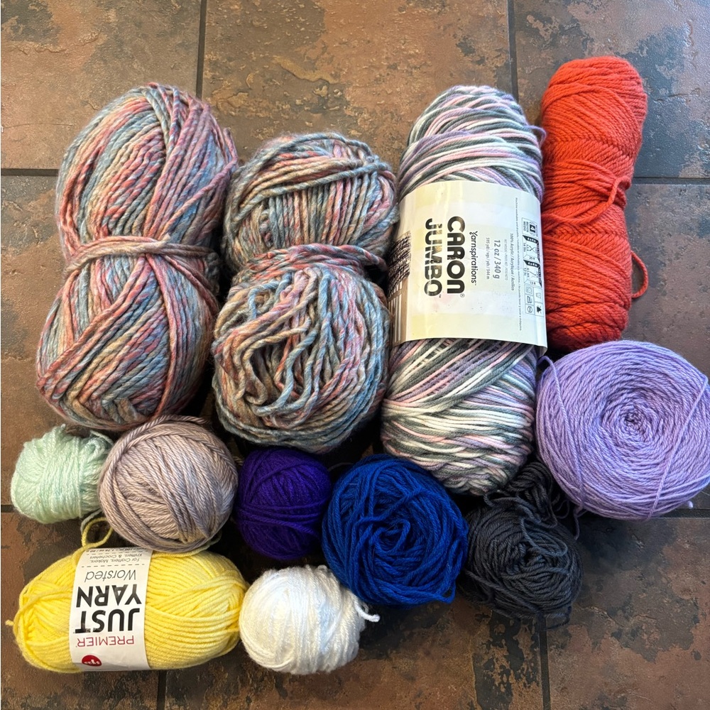 FINAL PRICE DROP Carbon Vibrant Yarn Collection crochet knitting